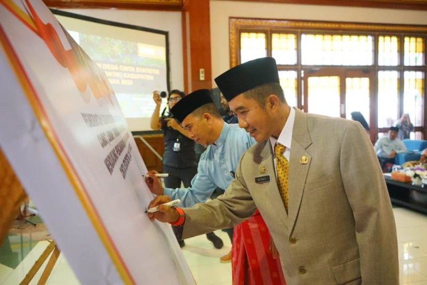 Wujudkan Desa Cantik, Pemkab Siak-BPS Kolaborasi