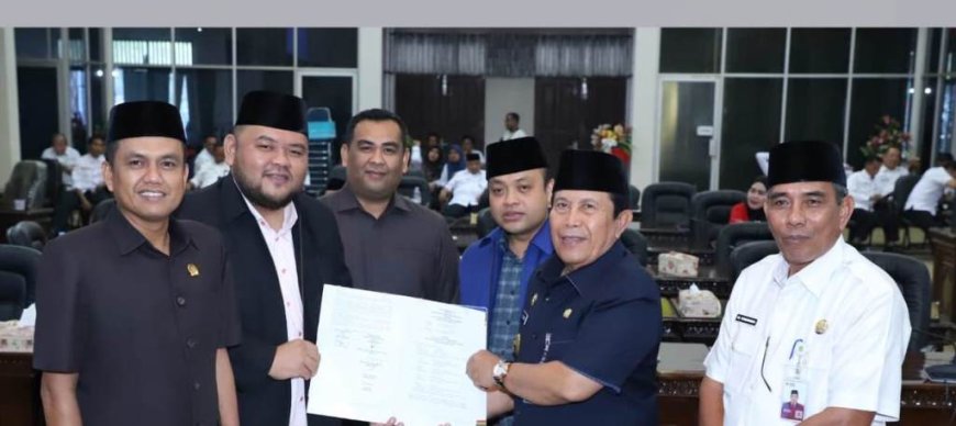 Bupati dan DPRD Rohul Tandatangani Nota Kesepakatan KUA-PPAS 2023