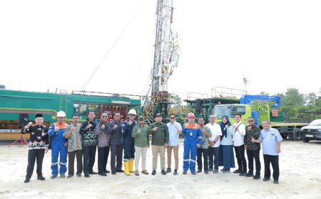 Wabup Siak Hadiri Syukuran Pelepasan Operasional Rig Pengeboran PT SPE