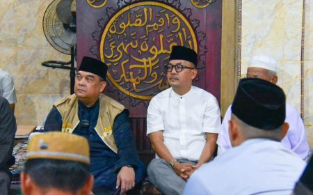 Pj. Bupati Kampar Sambut Kedatangan Tim GSSB Riau Di Desa Pulau Birandang