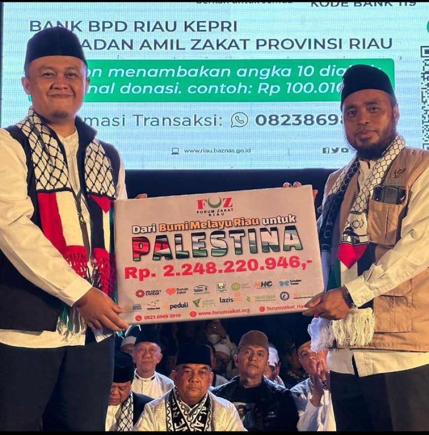 Masyarakat Riau Bersatu Galang Dana Untuk Palestina