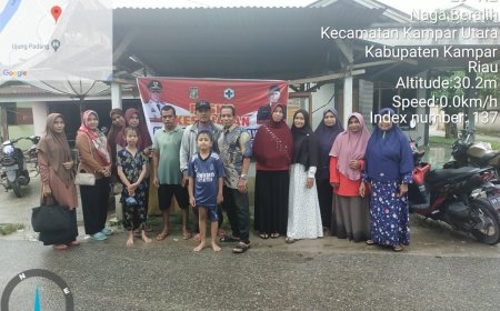 Puskesmas Kampar Utara dan Pemdes Nagaberalih Dirikan Posko Kesehatan Dampak Banjir