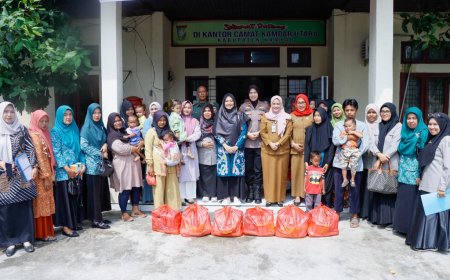 Ketua LK2S Kab Kampar  Minta Jaga Pemenuhan Gizi Seimbang pada Balita untuk Tekan Angka Stunting