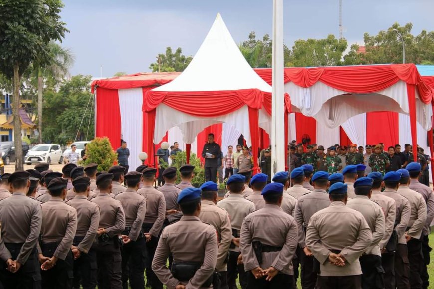Pemko Siapakn 1500 PAM Sambut Tahun Baru 2024