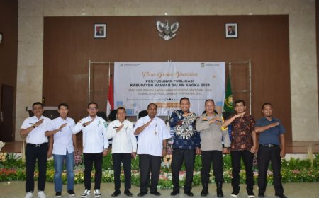 Asisten II Setda Kampar Suhermi Buka FGD Penyusunan Publikasi Kabupaten Kampar Dalam Angka 2024