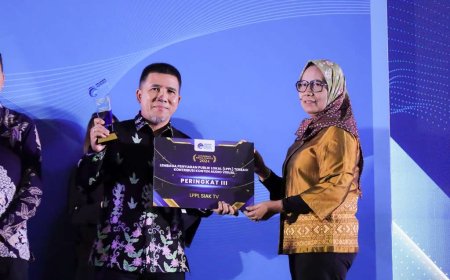 LPPL Siak Televisi Raih Penghargaan Kategori Terbaik AMC 2024 Dari Kementerian Kominfo RI