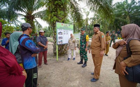 Bupati Alfedri Terima Asisten Teritorial Kepala Staf AD dan Cek Kesiapan Acara TMMD