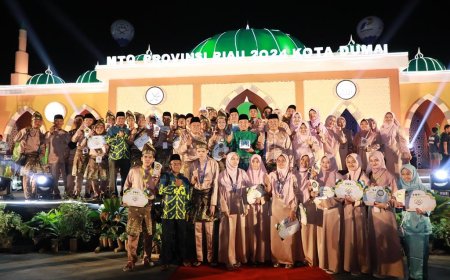 Kafilah Siak Peringkat III MTQ ke-42 Provinsi Riau di Dumai