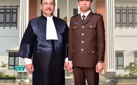 M. Raihan Rafi Juswari Bertugas di Kejari Dumai