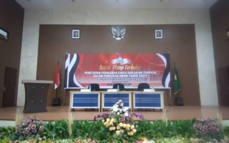 KPU Tetapkan 45 Anggota DPRD Kabupaten Kampar Periode 2024-2029
