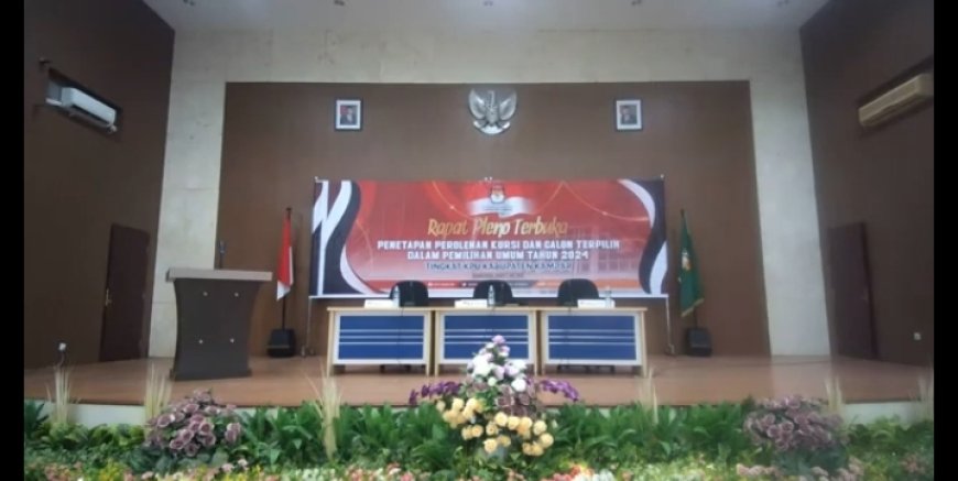KPU Tetapkan 45 Anggota DPRD Kabupaten Kampar Periode 2024-2029