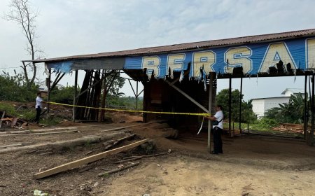 Polres Kampar Patroli dan Razia Ilegal loging Di Sawmill Siabu