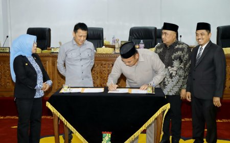 KUA PPAS APBD Perubahan Kampar 2024 Diteken