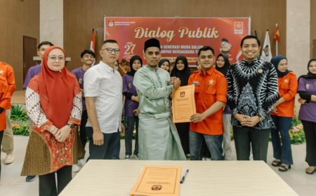 KPU Kabupaten Kampar MoU dengan LMND Untuk Tingkatkan Partisipasi Pemilih Muda di Pilkada