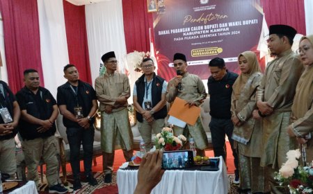Kamsol-Bustami batal daftarkan diri dari pencalonan Bupati dan Wakil Bupati Kampar