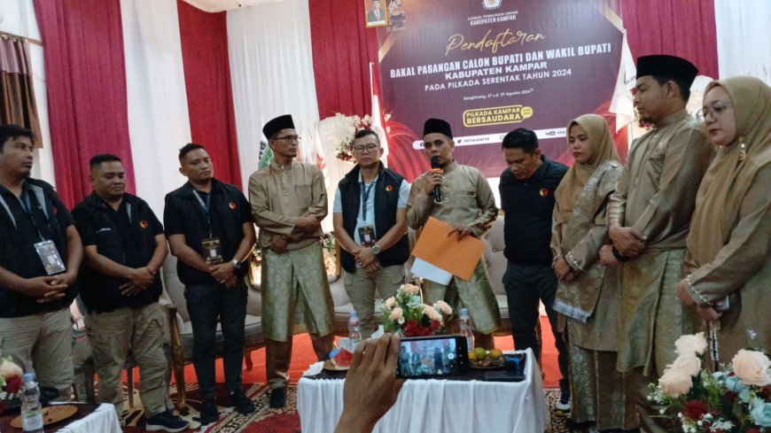 Kamsol-Bustami batal daftarkan diri dari pencalonan Bupati dan Wakil Bupati Kampar