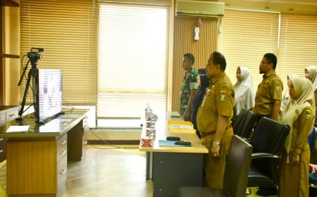 Penjabat Sekda Kampar Ikuti Rakor Inflasi Daerah