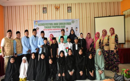 Hambali Resmi Buka Seleksi Festival Anak Sholeh Tingkat Provinsi Riau