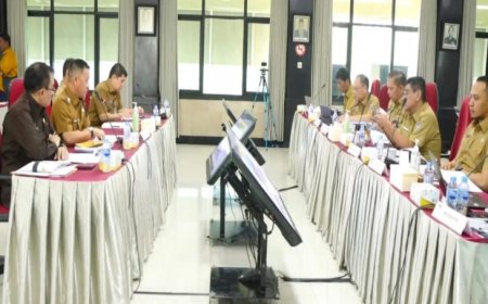 Penjabat Bupati Kampar Beberkan Laporan Triwulan III  ke Kementerian Dalam Negeri