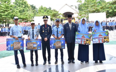 Pemda Kampar Launching Kartu Transportasi Pelajar Gratis