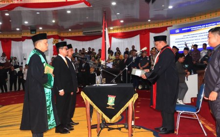 Ahmad Taridi Dilantik Sebagai Ketua DPRD Kabupaten Kampar