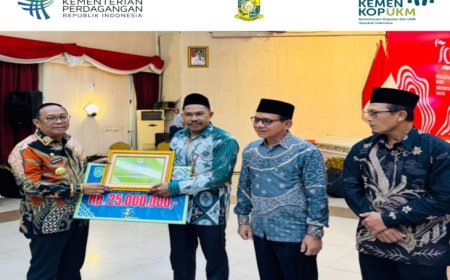 Koperasi Produsen Petani Sawit Mekar Jaya Kampar Raih Penghargaan Terbaik I di Riau