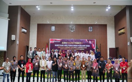 Hasil Pleno KPU Kampar, Pasangan Ahmad Yuzar dan Misharti Pemenang Pilkada 2024