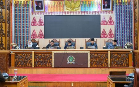 DPRD Bengkalis Gelar Paripurna Penetapan Bengkalis dan Wakil Bupati Terpilih Pilkada 2024