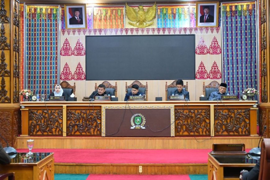 DPRD Bengkalis Gelar Paripurna Penetapan Bengkalis dan Wakil Bupati Terpilih Pilkada 2024