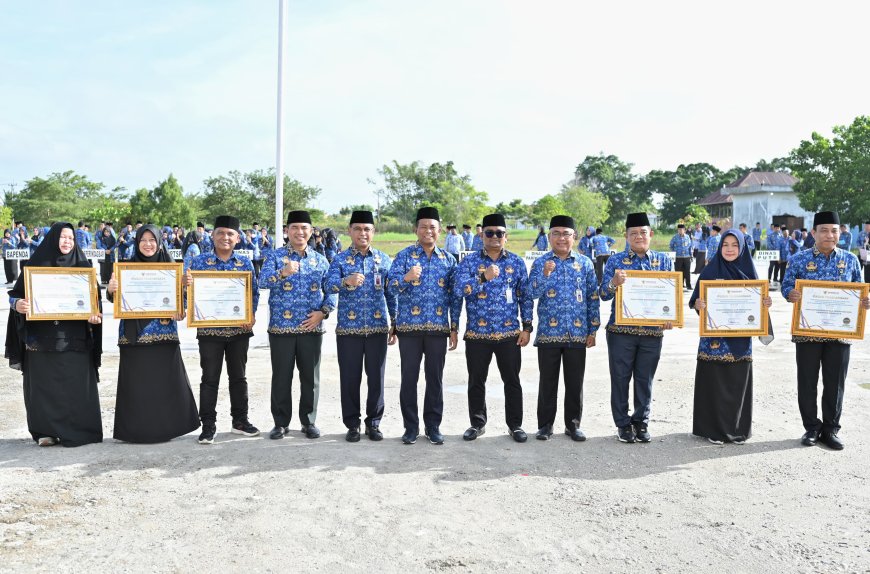 Empat OPD dan Dua Puskesmas Rohil Terima Penghargaan Ombudsman RI