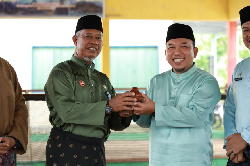 Semarak HUT Kampung Rawang Kao Barat ke-12 Gelar Festival Gasing Berembang