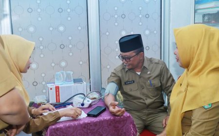 Pemkab Siak Gelar Pemeriksaan Kesehatan Gratis Di Puskesmas Bungaraya