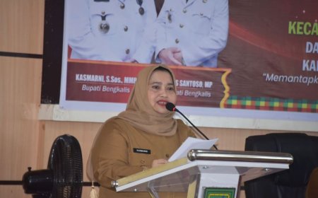 Bupati Kasmarni Sampaikan Sembilan Program Strategis Di Bengkalis