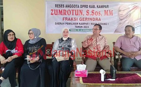 Zumrotun Akan Perjuangkan Aspirasi Masyarakat Kecamatan Bangkinang dan Kuok