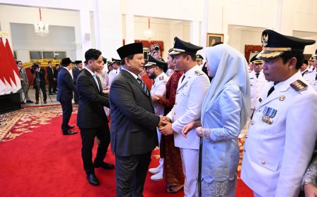 Presiden Prabowo Lantik Agung Nugroho-Markarius Anwar Sebagai Walikota-Wakil Walikota Pekanbaru