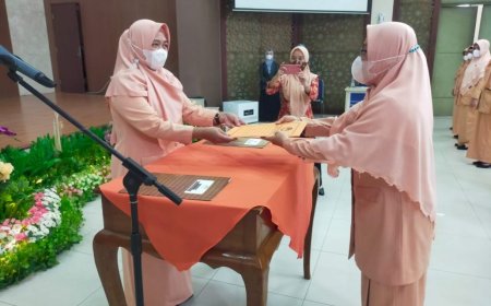 Pengurus DWP UP Setdakab Kampar Dikukuhkan