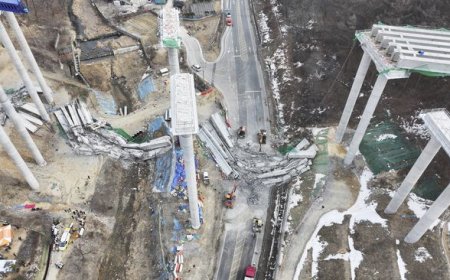 Insiden Proyek Jalan Tol Layang Korea Memakan Korban