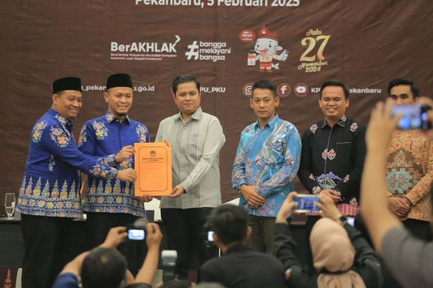 Wako dan Wawako 2024-2029 Ditetapkan KPU