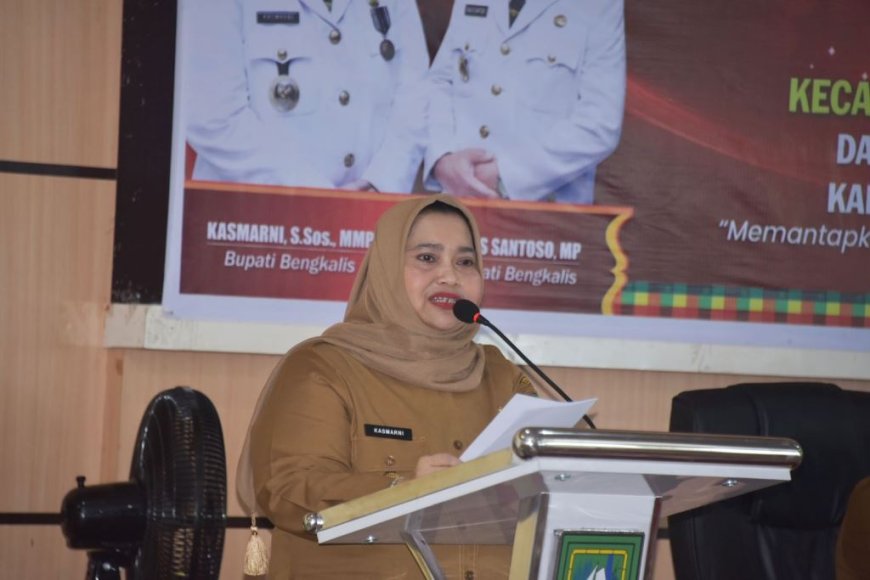 Bupati Kasmarni Sampaikan Sembilan Program Strategis Di Bengkalis