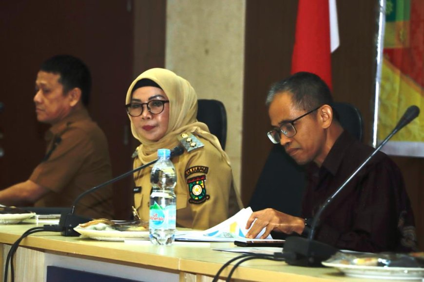 Misharti Pimpin Rapat Perdana Bersama Kepala OPD dan Camat Se-Kabupaten Kampar