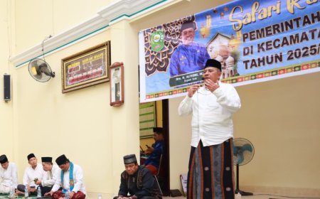 Alfedri Sampaikan Berbagai Program Pembangunan Di Kampung Buantan Besar Siak