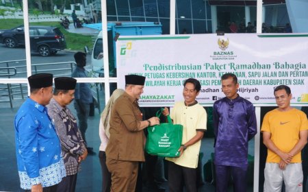 Pemkab Siak dan Baznas Salurkan 1.861 Paket Ramadan Bahagia