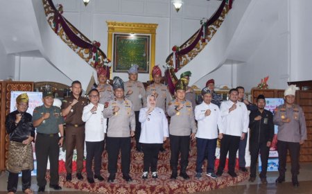 Bupati dan Wabup Bengkalis Sambut Hangat Kunker Kapolda Riau