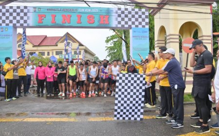 Wabup Bengkalis Buka Kegiatan Karhutla Fun Run 2025