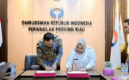 Bupati Kasmarni Teken Kerjasama Dengan Ombudsman RI Tingkatkan Pelayanan Publik