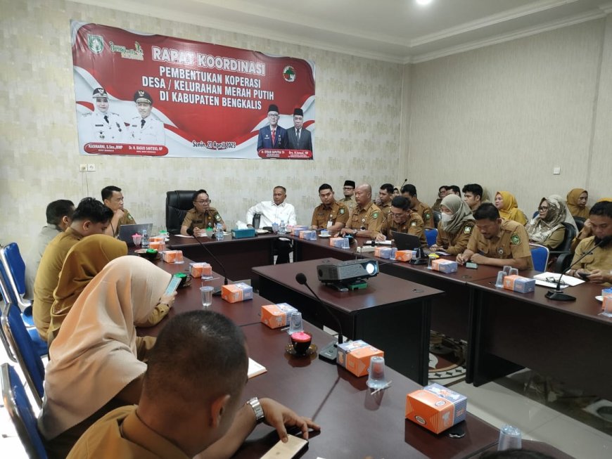 Pemda Bengkalis Bentuk Koperasi Desa Merah Putih
