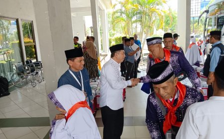 JCH Kampar Disambut Hangat Oleh Kepala Kemenag Kampar