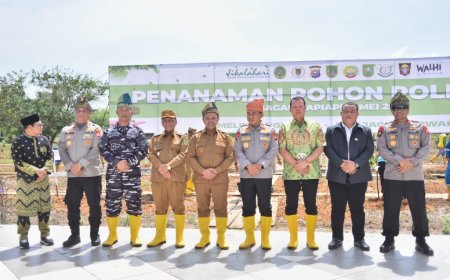 Halaman Gedung Parkir Kantor Bupati Rohil Ditanami 200 Pohon