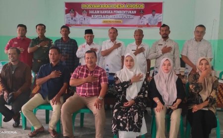 Zul Andri Terpilih Sebagai Ketua Kopdes Merah Putih Desa Pulau Permai Tambang