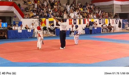 955 Atlet Ikuti Kejuaraan Danlanal Palembang Mok's Taekwondo Championship VI